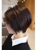 定番！前下がりショートボブ CALI・田町・三田・美容室・CHIAKI