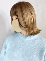 アイティーバイアルバム 藤沢店(IT by ALBUM)&nbsp;インナーブラック_カーキグレージュマッシュショート_ba317431