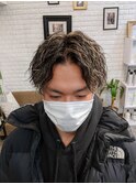 スパイラルパーマにハイライト!