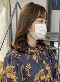 お顔周りのレイヤースタイル