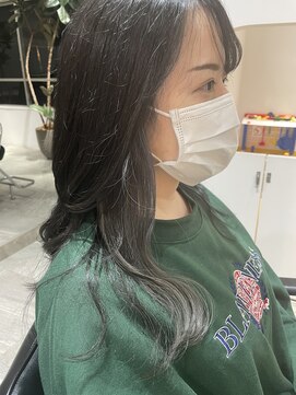 ワン 横浜(ONE005) アッシュブラック×シルバーグレー