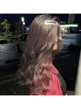 テクライズ 豊橋店(TECHRISE) ☆ナチュラルレッド♪レッドブラウン、インナーカラー☆