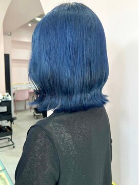 ゲーム バイ アランスミシー 横浜(GAME by Alan Smithee) ダブルカラーブルーベージュカラーケアブリーチハイトーンカラー