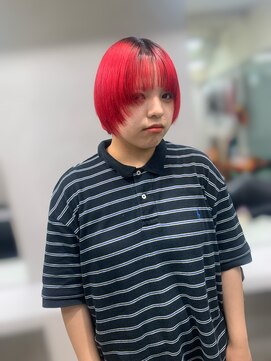 ディア(.eer) 【.eer/ディア】ルーツカラー/レッド/ショートボブ