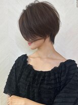 ロンド ストラーダ 心斎橋(Lond strada)&nbsp;ショート×ハイライト白髪ぼかし×マチルダボブ[心斎橋]