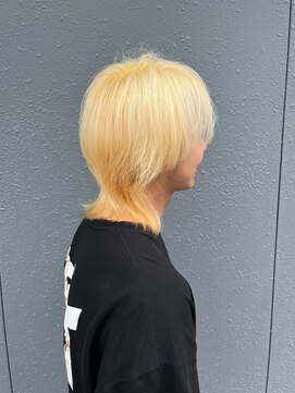 ミントコンディション(mint condition) 【メンズウルフ×抜きっぱなしブリーチ】