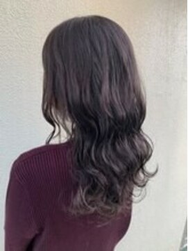 トップスタイル リッチ 暗髪 バイオレットカラー