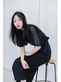 美髪ストレート