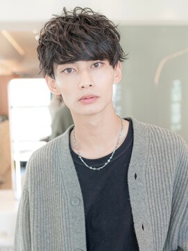 ハバナ 渋谷(HAVANA) アッシュブラック/マッシュパーマ/刈り上げ/ツーブロック