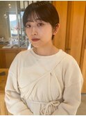 シースルーバング×ショート