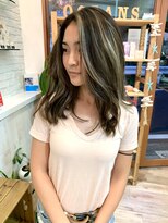 ハグ 横浜(HUG)&nbsp;【オリーブベージュハイライト】目立つように入れてみたい方に＊