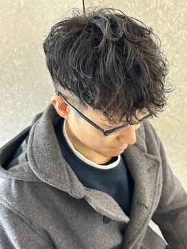 ニアウ 太田店(Niau) スペインカールメンズパーマメンズカットメンズマッシュ太田眉毛