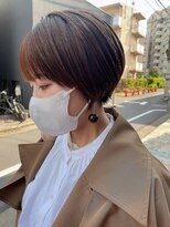 スー(suu)&nbsp;大人ショートボブ丸みショートマッシュショート前髪あり