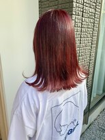 セイドット リー(Say. Ree)&nbsp;Say.reeレッドブラウンチェリーレッドブリーチなし韓国風小顔