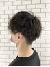 【Mens１番人気★】メンズカット＋パーマ＋ヘッドスパ (眉毛カット付)