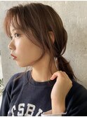 【-mm-】森谷＊ローポニー＊簡単アレンジ＊後れ毛