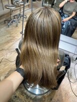 ヲタク(wotaku.)&nbsp;オリーブベージュシークレットハイライト透明感カラーブラウン