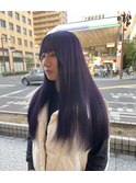 パープルカラーは肌を白く見せてくれます♪