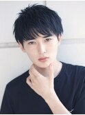 束感ショートマッシュ刈り上げツーブロック2wayショート眉毛