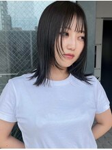 カノエ 岡山高柳店(canoe) 透明感カラー×髪質改善トリートメント