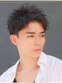 スパイキーショート/短髪/ツーブロック/メンズ/men's