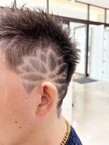 デザイニングヘアードゥ(designing hair Deux) メンズサイドバリアート 【メンズ/バリアート/ラインアート】