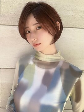 オーロ 塚口店(ORO) 似合わせカット丸みショートボブスタイル