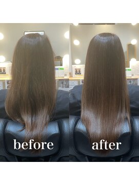 ツヤと髪 クリム(crim) 髪質改善エステカラー　ロング　白髪染め　30代、40代、20代