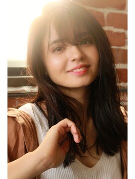 チョビー 銀座(chobii) 桜井　小顔カット　シースルーバング　デジタルパーマ