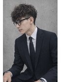 《スーツ仕事でもカッコいい》/シャドウパーマ/フェザーパーマ