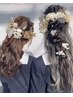 卒業式入学式限定　ヘアアレンジ　￥4000 