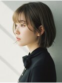ショートボブ髪型20代30代40代50代前髪あり前髪なし面長丸顔越谷