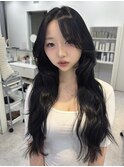 黒髪ロングレイヤー/韓国レイヤー