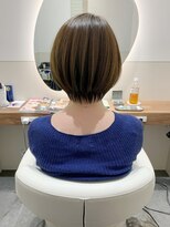 フェイバー 銀座 東銀座(FAVOR) オリーブベージュ×大人ショートボブ☆