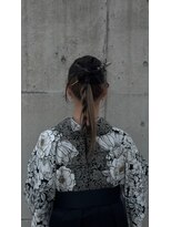 エルパライソ 鯖江店(Elparaiso)&nbsp;【和装ヘアアレンジ】タイトポニーアレンジ