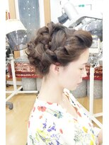 ベル(BELL)&nbsp;編込みアレンジ♪因幡雄太【BELL桜新町/用賀】