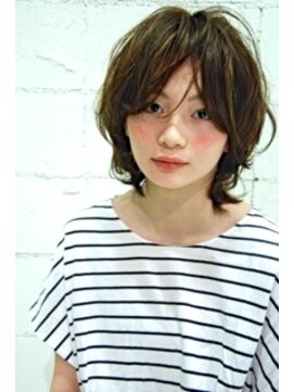 ホラン(HoLan) HoLan/ssStyle☆外人風無造作アンニュイカールx3Dグレージュ