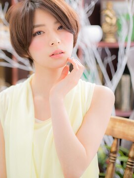 カバーヘア イヴ 戸頭店(COVER HAIR EVE) *+COVER HAIR+*…斜めバング飾らないシンプル小顔ボブa