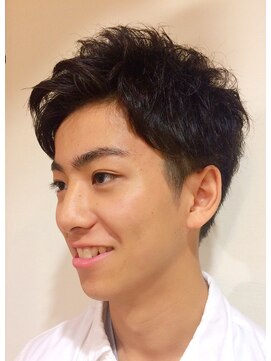 マグヘアー(mag hair) 清潔感☆メンズ パーマ ショートスタイル