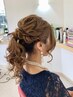 お呼ばれヘアセット￥4400→￥3850 お電話にて早朝対応してます。
