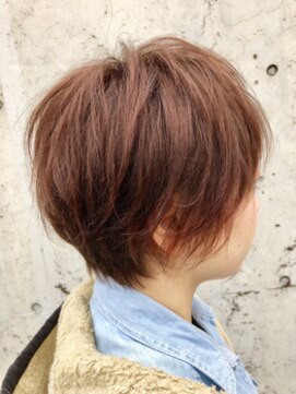 レーヴ(Reve) 丸みショート×ピンクカラー【レーヴ】