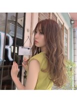 チェレ ロッソ 金剛店(Chere rosso)&nbsp;透明感オリーブベージュ×糸ハイライト