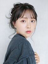 アルバム 渋谷パルコ(ALBUM)&nbsp;愛されお団子スタイル_ハイライトカラーオリーブカラー_27889