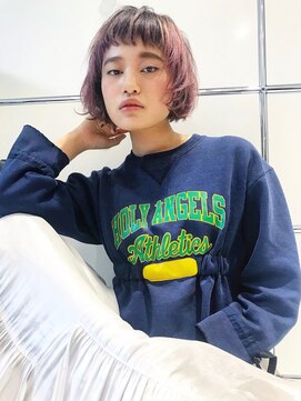 エムスラッシュ みなとみらい馬車道店(M SLASH) M.SLASH馬車道/ぱっつんバング/オン眉/個性的/カジュアルボブz