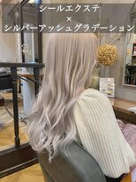ラグシス ザ ヴィンテージ(LUXIS THE VINTAGE) 【シールエクステ】シルバーアッシュグラデーション