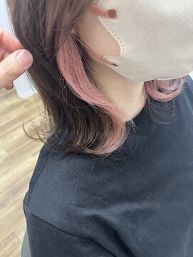 テーラヘアー 木更津本店(TELA HAIR) ピンクインナーカラー