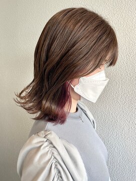 ランド 千葉(land) ふんわりカール/小顔ミディ[ヘッドスパ/髪質改善/白髪染め/千葉]