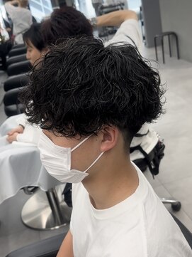 オーバルバイアピッシュ(OVARL by apish) マッシュ波巻きパーマ