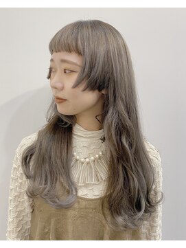 ブラン(Le BLANC) 【下地　由美】グレージュ×ロングウルフ