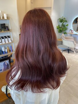 チェルシーヘアーデザイン(Chelsea hair design) ロング｜ピンクカラー｜チェリーピンク